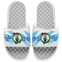 Детские шлепки Boston Celtics ISlide 90s Paper Cup - White