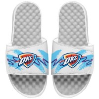 Детские шлепки Oklahoma City Thunder ISlide 90s Paper Cup - White