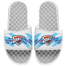 Детские шлепки Oklahoma City Thunder ISlide 90s Paper Cup - White