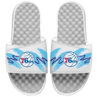 Шлепки Philadelphia 76ers ISlide Youth 90s Paper Cup - White
