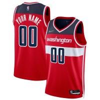 Игровая именная майка Washington Wizards Nike 2021/22 Diamond Swingman - Icon Edition - Red