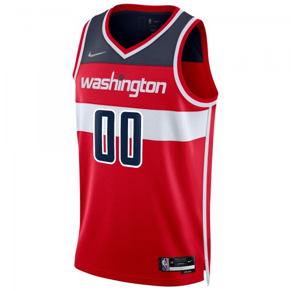 Игровая именная майка Washington Wizards Nike 2021/22 Diamond Swingman - Icon Edition - Red - личная джерси НБА