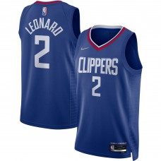 Игровая форма Kawhi Leonard LA Clippers Nike 2021/22 Diamond Swingman - Icon Edition - Royal