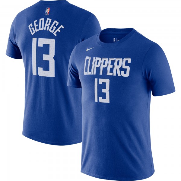 Футболка Paul George LA Clippers Nike Diamond Icon - Royal