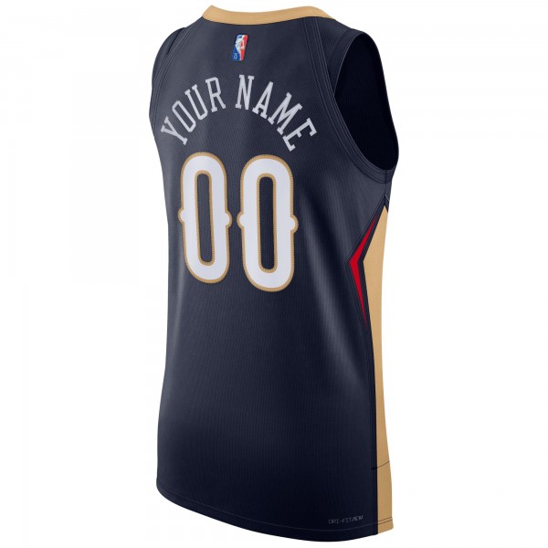 Игровая форма  New Orleans Pelicans Nike 2021/22 Diamond Swingman Authentic Custom - Icon Edition - Navy