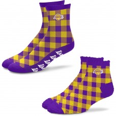 Носки 2 пары Los Angeles Lakers For Bare Feet