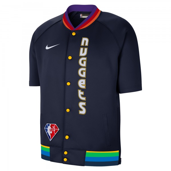 Куртка легкая с коротким рукавом Denver Nuggets Nike 2021/22 City Edition Therma Flex Showtime - Navy