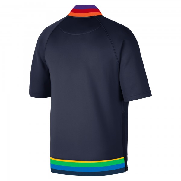 Куртка легкая с коротким рукавом Denver Nuggets Nike 2021/22 City Edition Therma Flex Showtime - Navy