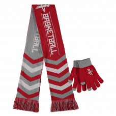 Комплект перчатки и шарф Houston Rockets FOCO - Red