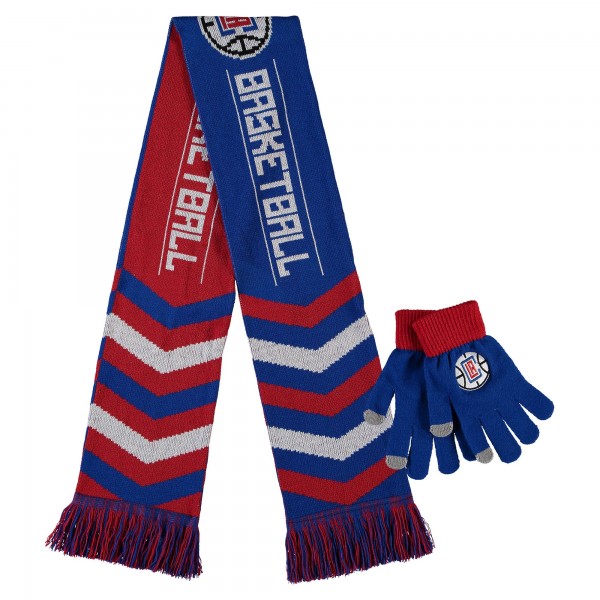 Комплект перчатки и шарф LA Clippers FOCO - Red