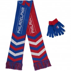 Комплект перчатки и шарф Philadelphia 76ers FOCO - Red