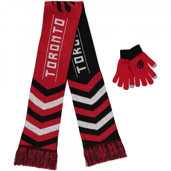 Комплект перчатки и шарф Toronto Raptors FOCO - Red