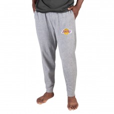 Los Angeles Lakers Concepts Sport Mainstream Cuffed Terry Pants - Gray
