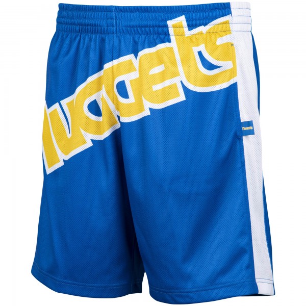 Шорты Denver Nuggets Mitchell & Ness Hardwood Classics - Royal - спортивная одежда НБА