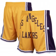 Шорты Los Angeles Lakers Mitchell & Ness Hardwood Classics - Gold