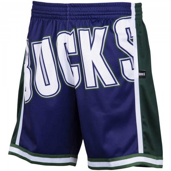 Шорты Milwaukee Bucks Mitchell & Ness Hardwood Classics - Purple - спортивная одежда НБА