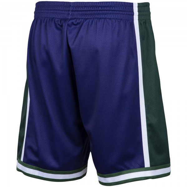 Шорты Milwaukee Bucks Mitchell & Ness Hardwood Classics - Purple - спортивная одежда НБА