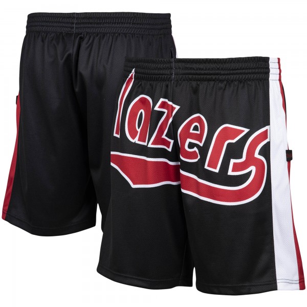 Шорты Portland Trail Blazers Mitchell & Ness Hardwood Classics - Black - спортивная одежда НБА