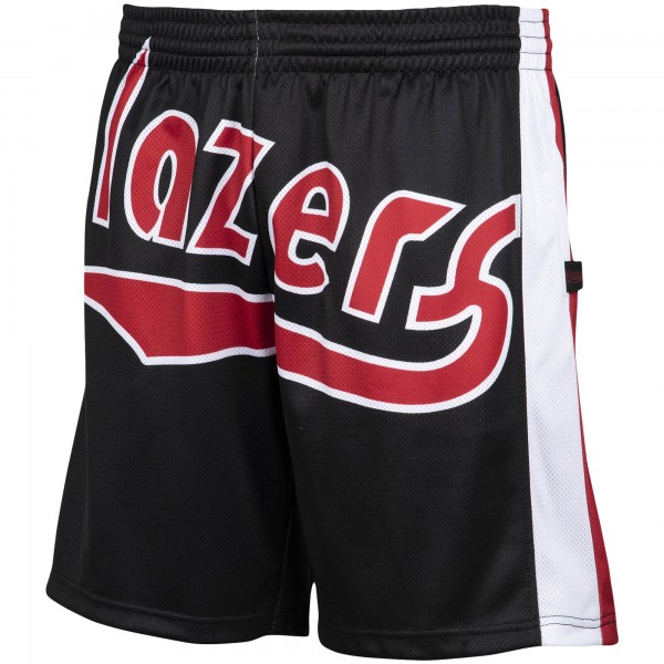 Шорты Portland Trail Blazers Mitchell & Ness Hardwood Classics - Black - спортивная одежда НБА