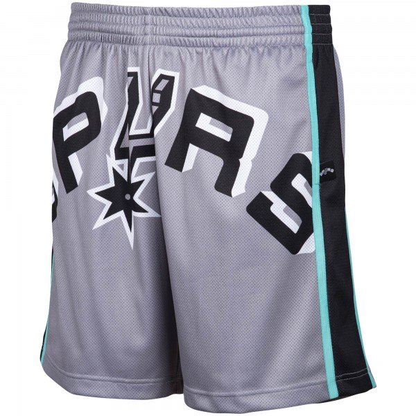 Шорты San Antonio Spurs Mitchell & Ness Hardwood Classics - Gray - спортивная одежда НБА