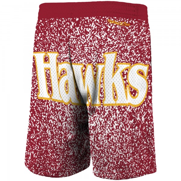 Шорты Atlanta Hawks Mitchell & Ness Hardwood Classics Jumbotron - Red - спортивная одежда НБА