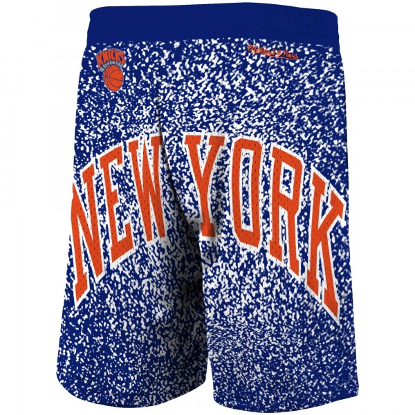 Шорты New York Knicks Mitchell & Ness Hardwood Classics Jumbotron - Royal - спортивная одежда НБА