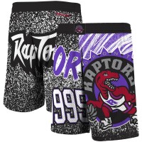 Шорты Toronto Raptors Mitchell & Ness Hardwood Classics Jumbotron - Black