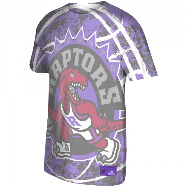Футболка Toronto Raptors Mitchell & Ness Hardwood Classics Jumbotron - Purple