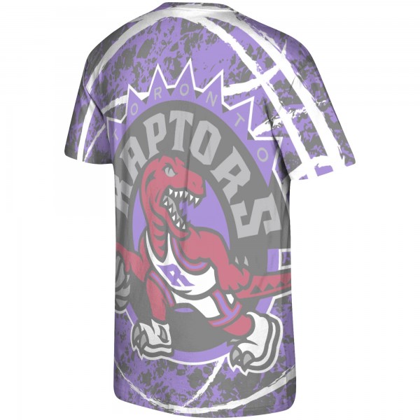 Футболка Toronto Raptors Mitchell & Ness Hardwood Classics Jumbotron - Purple