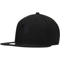 Бейсболка Golden State Warriors New Era Black On Black 9FIFTY Snapback