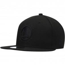 Бейсболка Golden State Warriors New Era Black On Black 9FIFTY Snapback