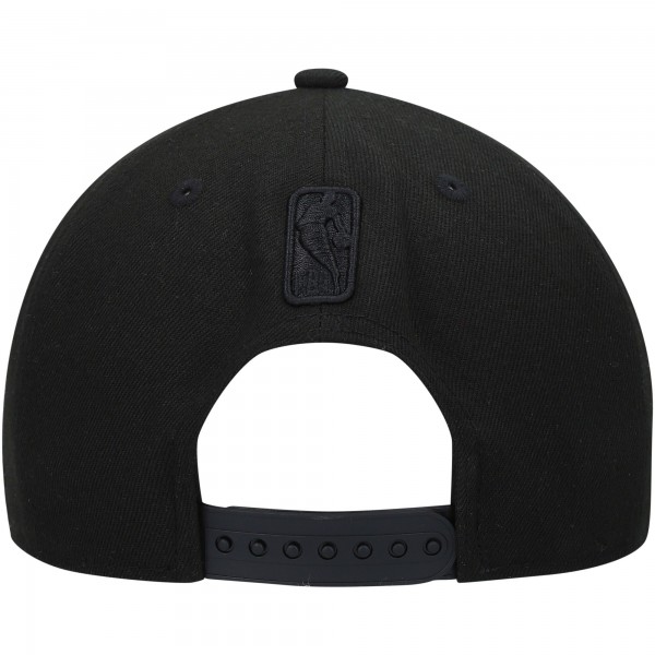 Бейсболка Golden State Warriors New Era Black On Black 9FIFTY Snapback