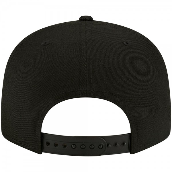 Бейсболка Los Angeles Lakers New Era Black On Black 9FIFTY Snapback