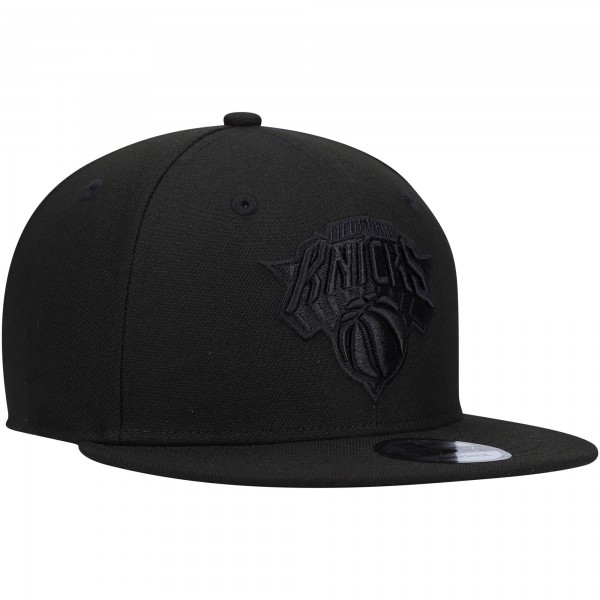 Бейсболка New York Knicks New Era Black On Black 9FIFTY