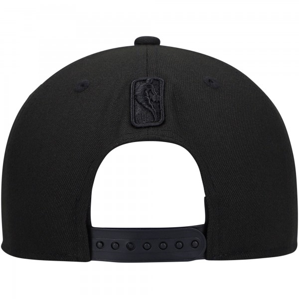 Бейсболка Philadelphia 76ers New Era Black On Black 9FIFTY