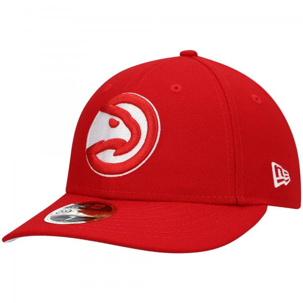 Бейсболка Atlanta Hawks New Era Team Low Profile 59FIFTY - Red - официальный мерч NBA