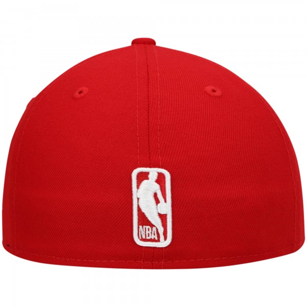 Бейсболка Atlanta Hawks New Era Team Low Profile 59FIFTY - Red - официальный мерч NBA