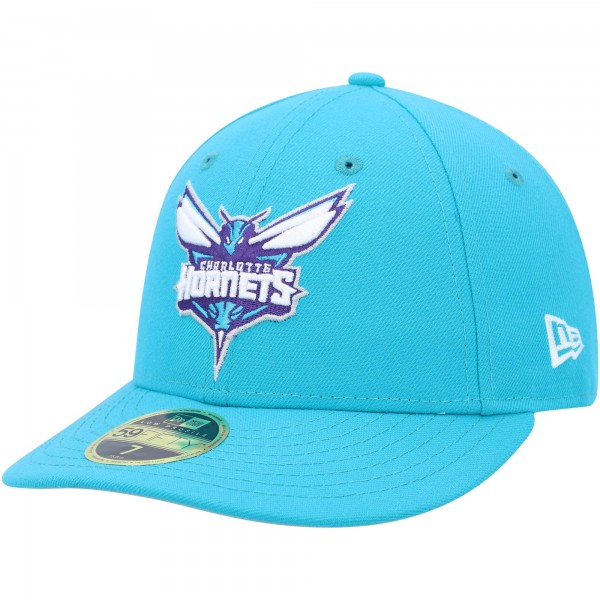 Бейсболка Charlotte Hornets New Era Team Low Profile 59FIFTY - Teal