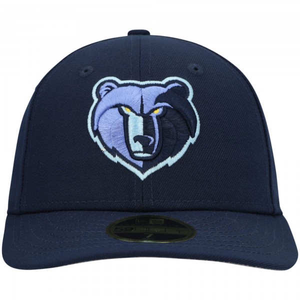 Бейсболка Memphis Grizzlies New Era Team Low Profile 59FIFTY - Navy - официальный мерч NBA