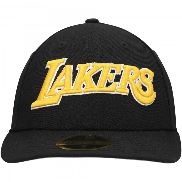Бейсболка Los Angeles Lakers New Era Team Low Profile 59FIFTY - Black