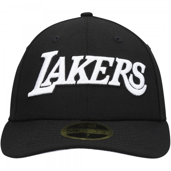 Бейсболка Los Angeles Lakers New Era Team Logo Low Profile 59FIFTY - Black