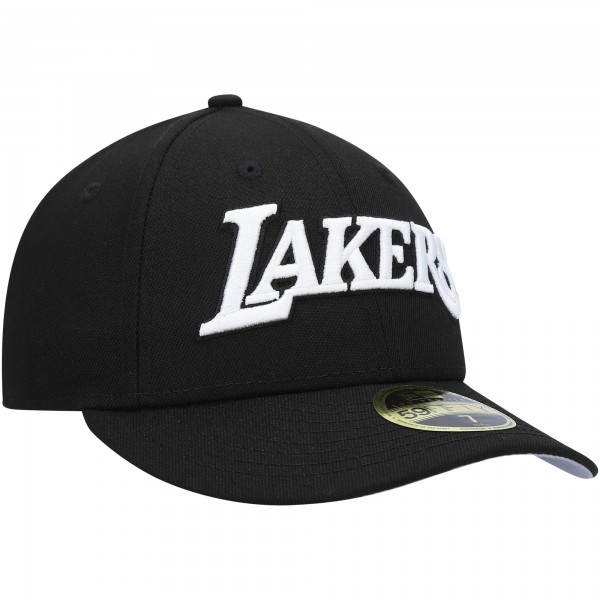 Бейсболка Los Angeles Lakers New Era Team Logo Low Profile 59FIFTY - Black