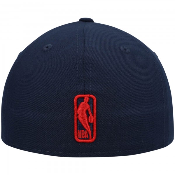 Бейсболка New Orleans Pelicans New Era Team Logo Low Profile 59FIFTY - Navy - официальный мерч NBA