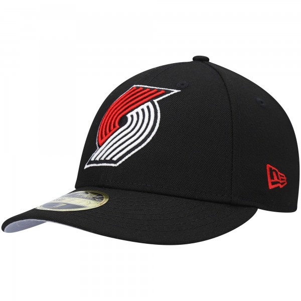 Бейсболка Portland Trail Blazers New Era Team Low Profile 59FIFTY - Black - официальный мерч NBA