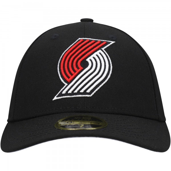 Бейсболка Portland Trail Blazers New Era Team Low Profile 59FIFTY - Black - официальный мерч NBA