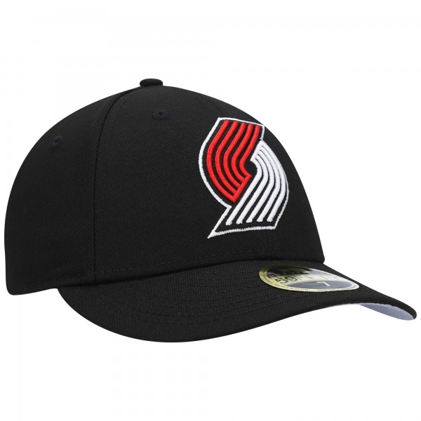Бейсболка Portland Trail Blazers New Era Team Low Profile 59FIFTY - Black - официальный мерч NBA