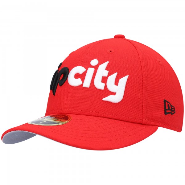 Бейсболка Portland Trail Blazers New Era Team Low Profile 59FIFTY - Red - официальный мерч NBA