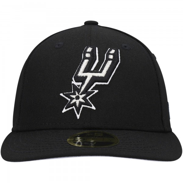 Бейсболка San Antonio Spurs New Era Team Low Profile 59FIFTY - Black - официальный мерч NBA