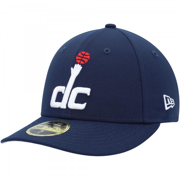 Бейсболка Washington Wizards New Era Team Low Profile 59FIFTY - Navy - официальный мерч NBA
