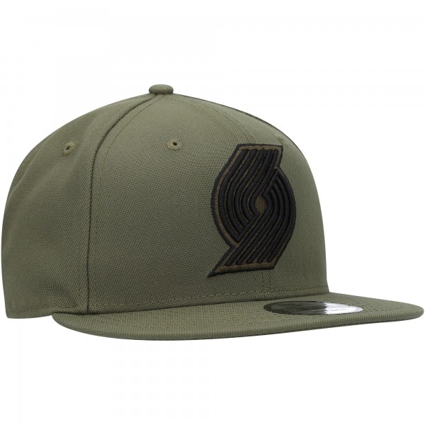 Бейсболка Portland Trail Blazers New Era 9FIFTY - Olive